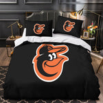 Baltimore Orioles Bedding Set Quilt Cover Without Filler