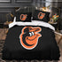 Baltimore Orioles Bedding Set Quilt Cover Without Filler