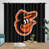 Baltimore Orioles Curtains Blackout Window Drapes Room Decoration