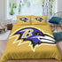 Baltimore Ravens Bedding Set Duvet Cover Without Filler
