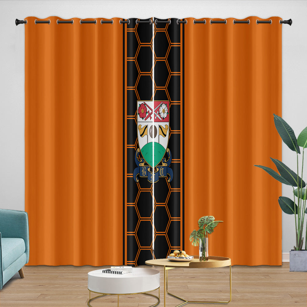 Barnet FC Curtains Blackout Window Drapes Room Decoration
