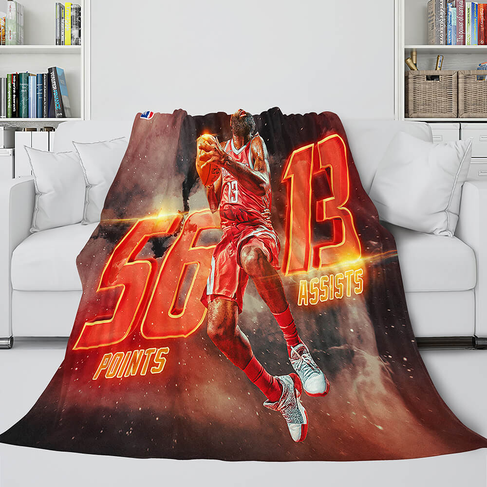 Basketball Team Flannel Fleece Throw Cosplay Blanket