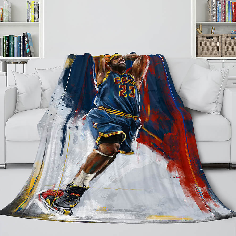 Basketball Team Flannel Fleece Throw Cosplay Blanket