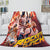 Basketball Team Flannel Fleece Throw Cosplay Blanket