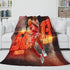 Basketball Team Flannel Fleece Throw Cosplay Blanket