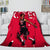 Basketball Team Flannel Fleece Throw Cosplay Blanket
