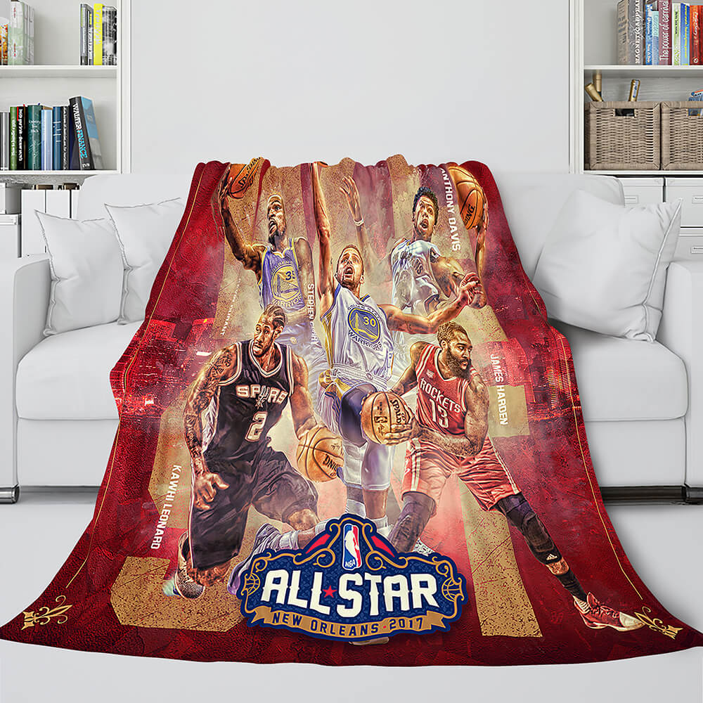 Basketball Team Flannel Fleece Throw Cosplay Blanket