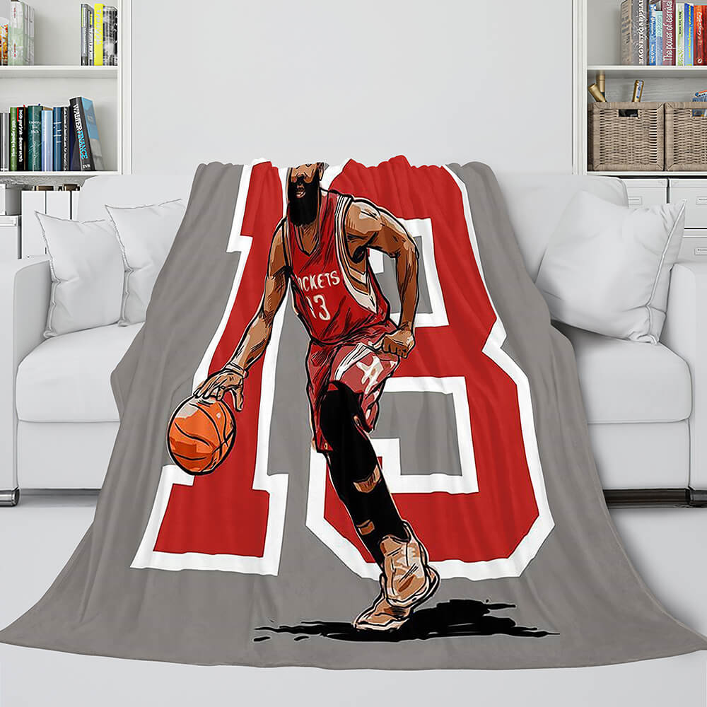 Basketball Team Flannel Fleece Throw Cosplay Blanket