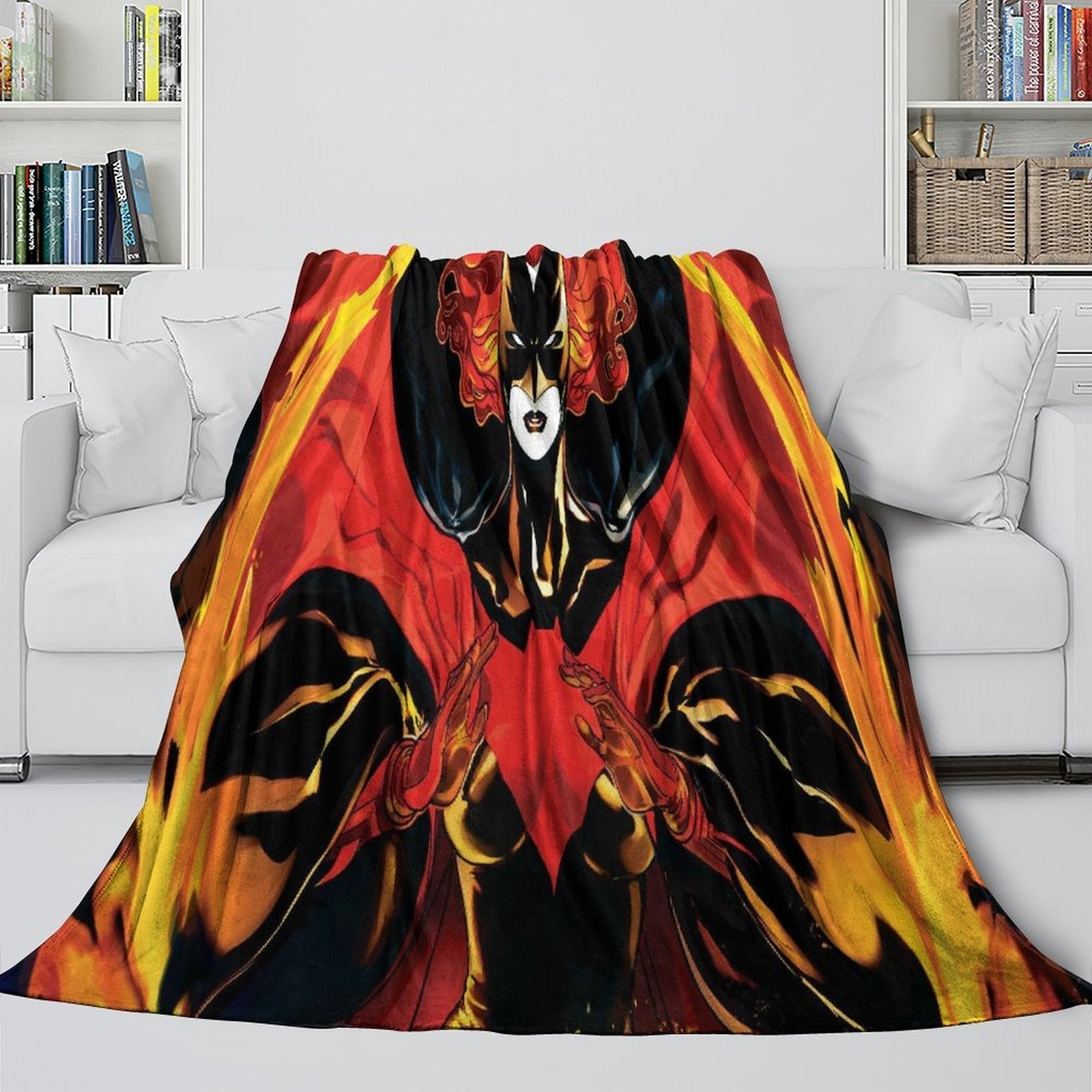 Batwoman Blanket Flannel Throw Kids Room Decoration