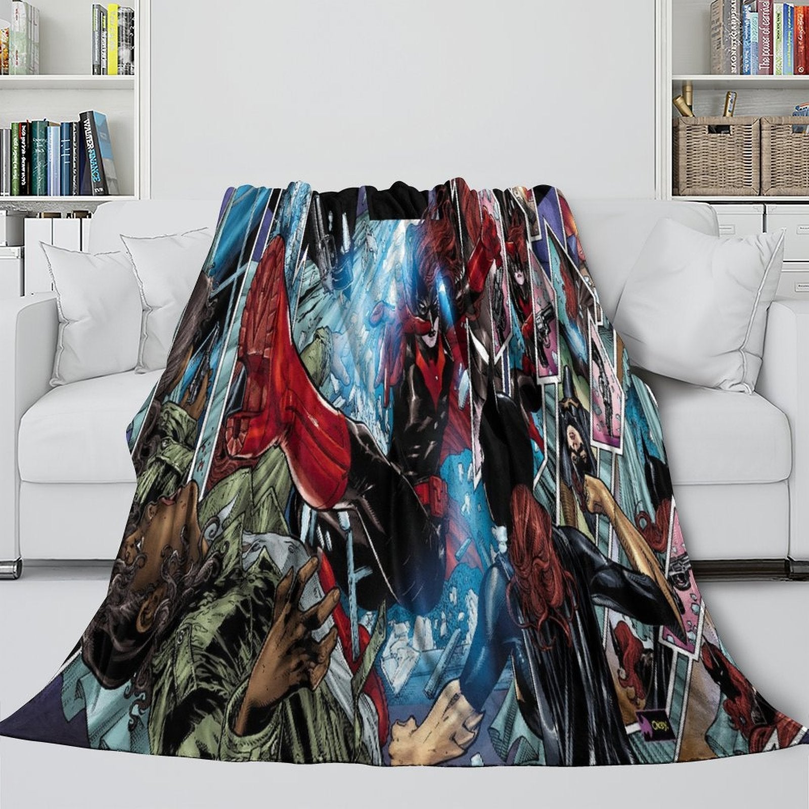 Batwoman Blanket Flannel Throw Kids Room Decoration