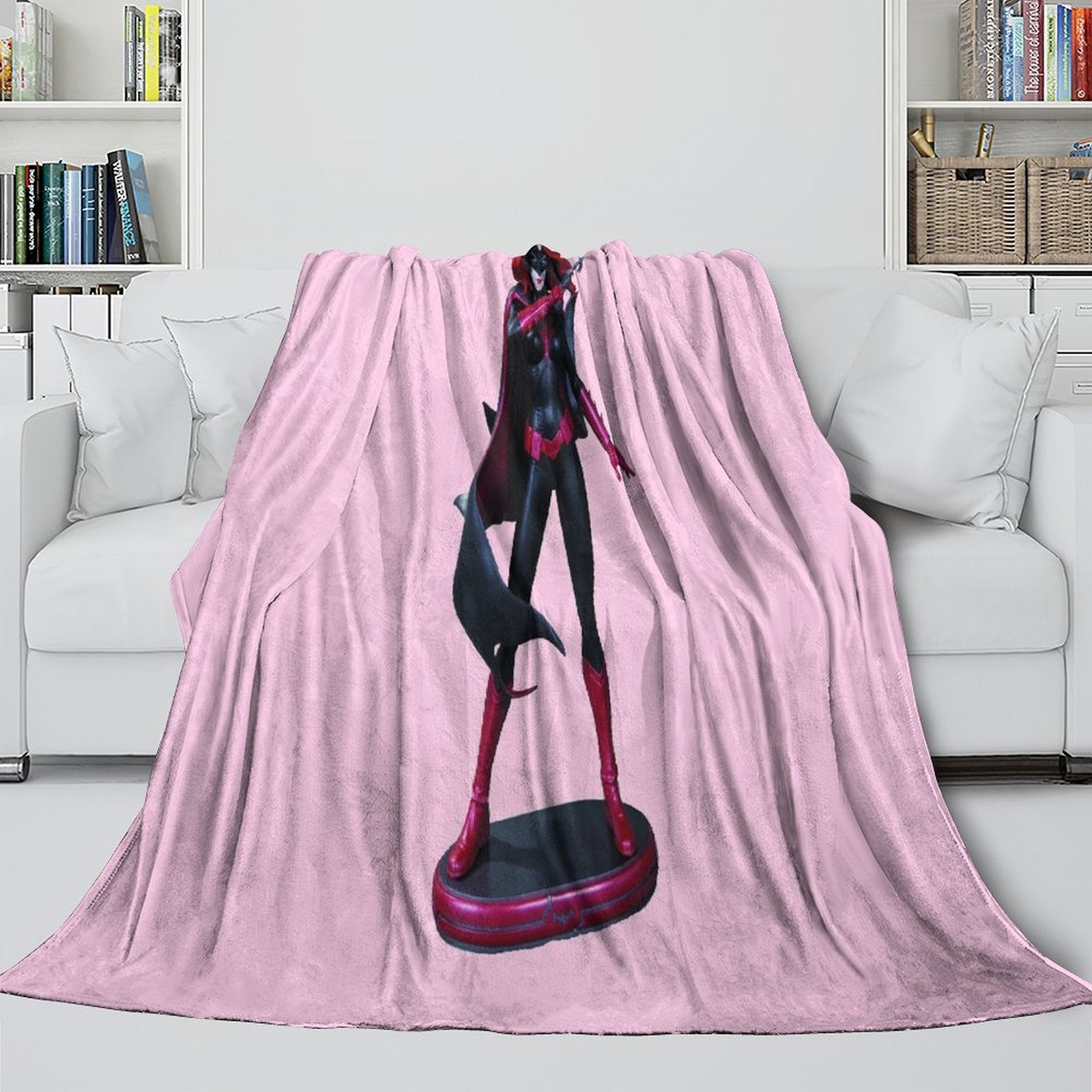 Batwoman Blanket Flannel Throw Kids Room Decoration
