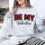 Be My Valentine Buffalo Plaid Crewneck - Valentines Day Sweatshirt
