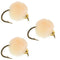 3 Pack Bead Head Oregon Cheese Egg Fly Fishing Flies - Hook Size 16