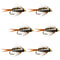 Bead Head Prince Nymph Fly Fishing Flies - Set of 6 Flies Hook Size 10