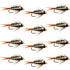 Barbless Bead Head Prince Nymph Fly Fishing Flies - 1 Dozen Flies Hook Size 12