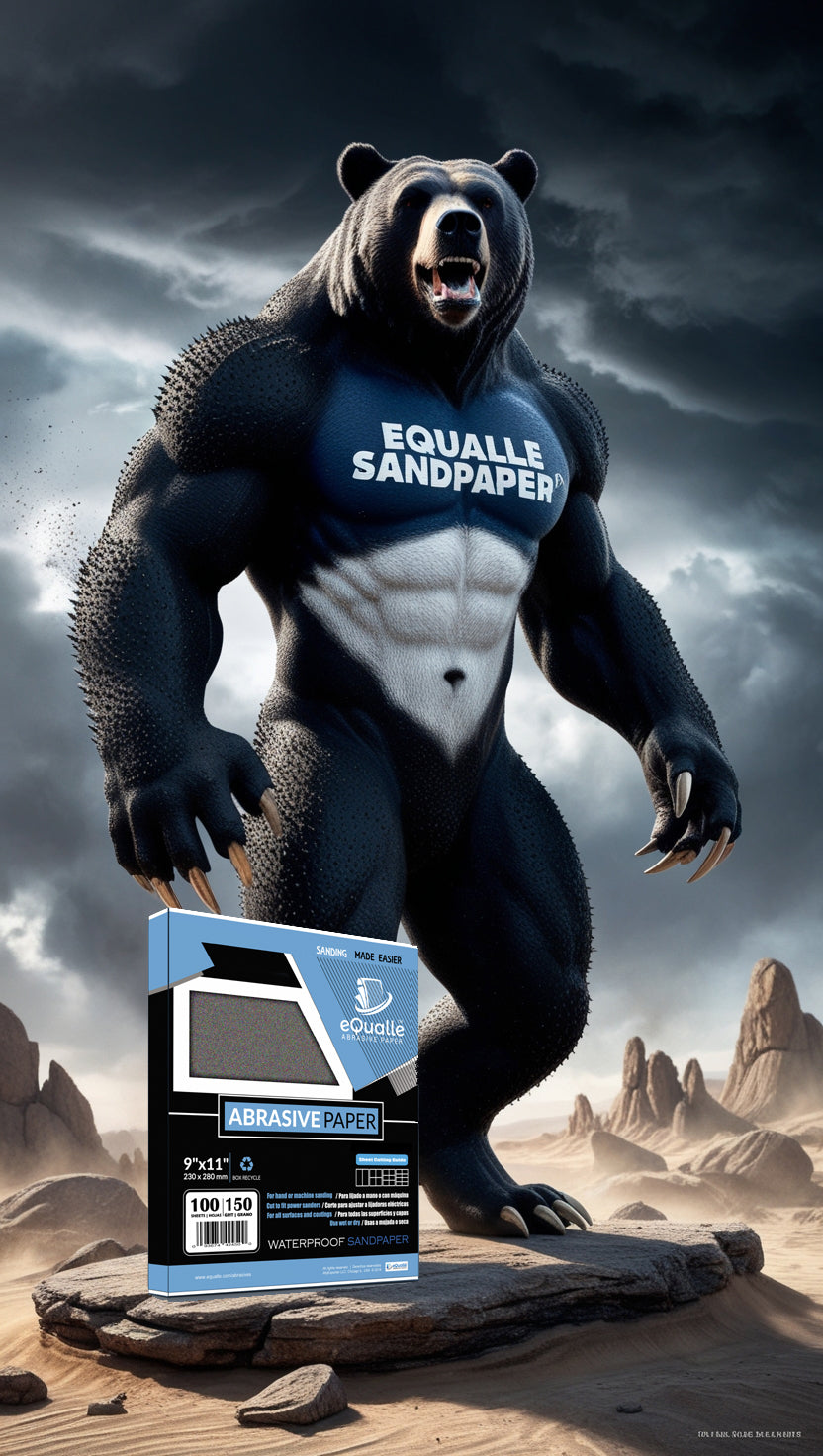 240 Grit Sandpaper Sheets – 25 Pack, 9x11 in, Wet or Dry Use