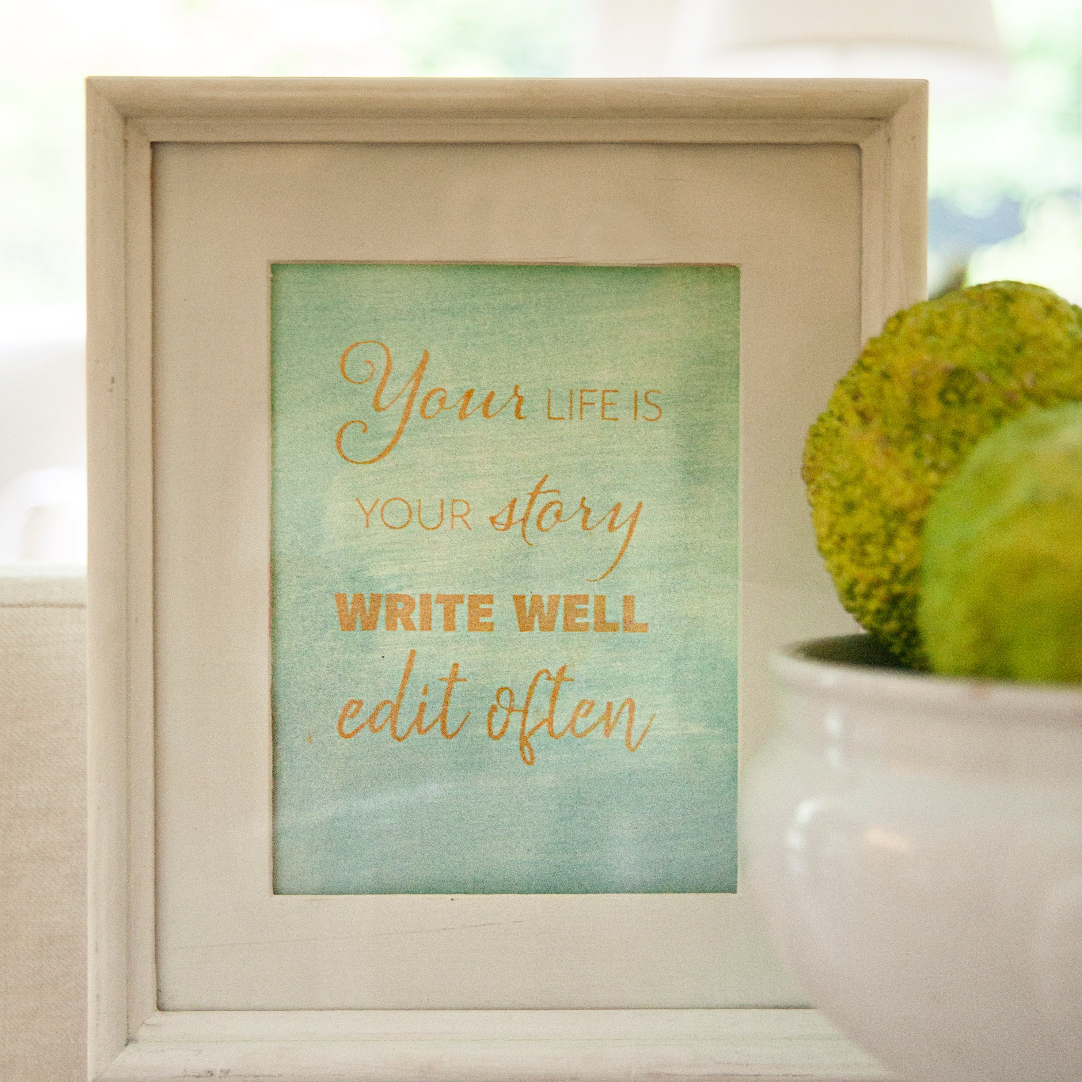 Believe Quotes - Mesh Stencil 8.5 x 11