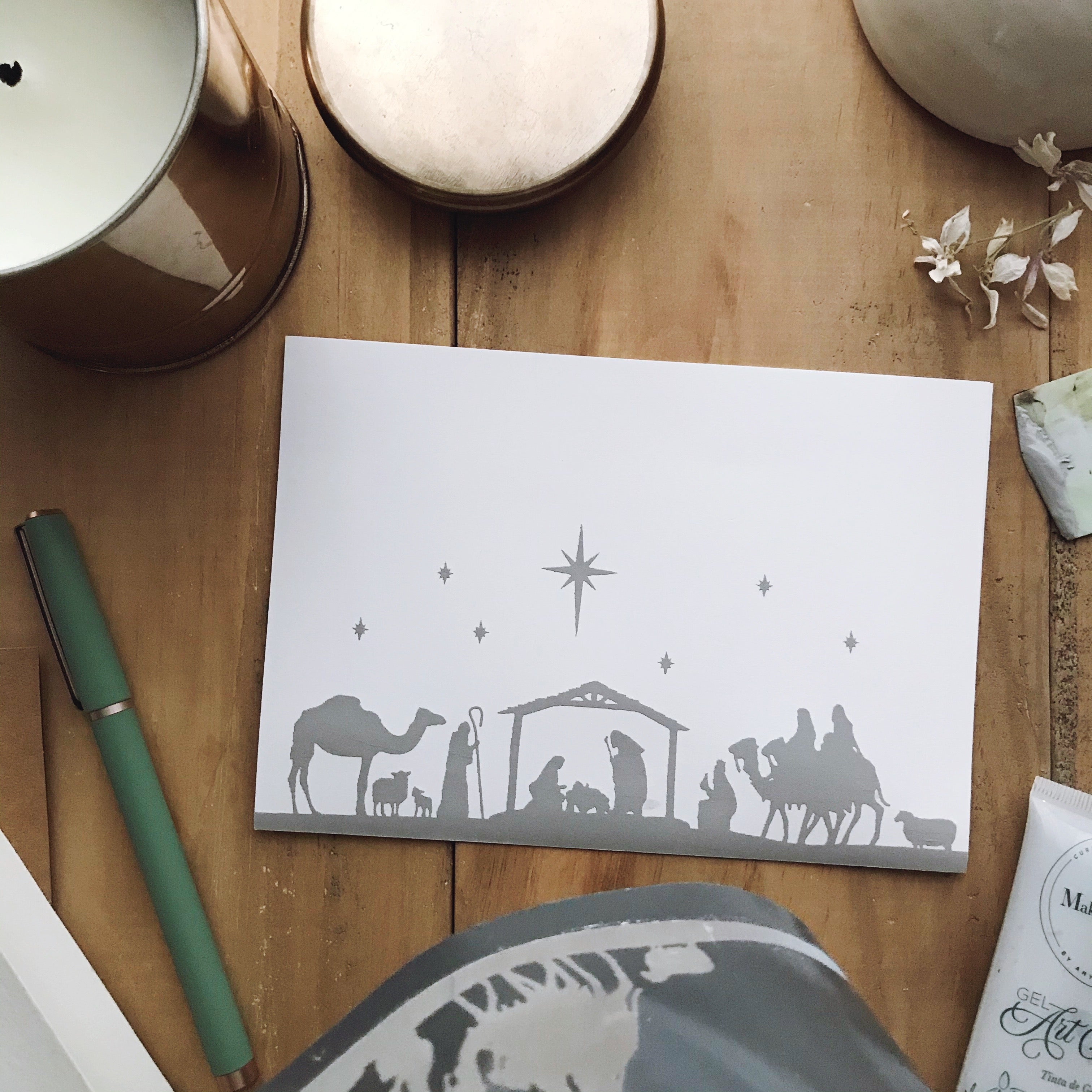 Bethlehem - Mesh Stencil 8.5x11