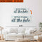 Upgrade Your 36x12 Inches 'Better To Wake At The Lake' To 48x16 Inches Canvas