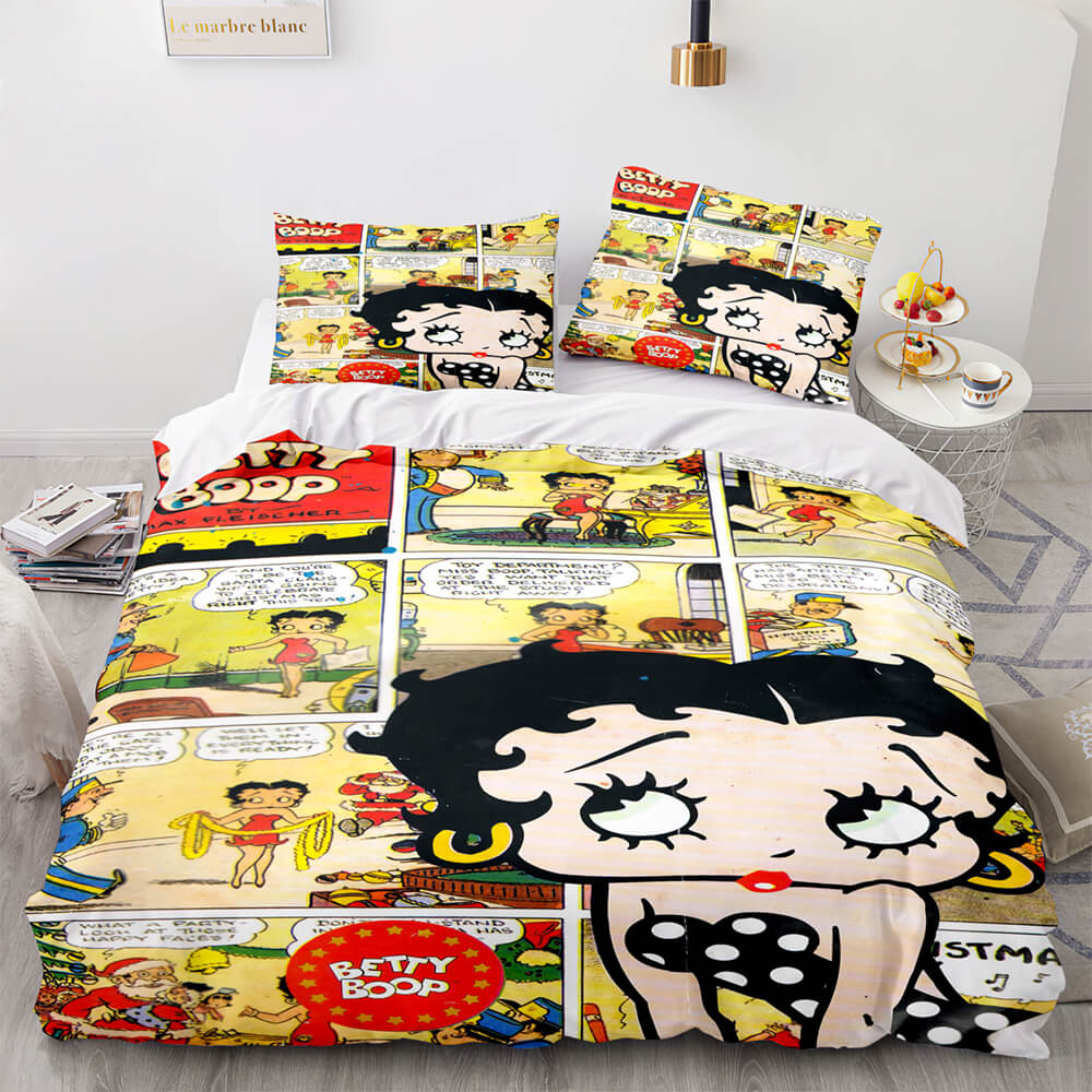 Betty Boop Cosplay Bedding Sets Quilt Covers Without Filler