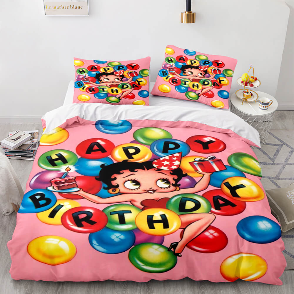 Betty Boop Cosplay Bedding Sets Quilt Covers Without Filler