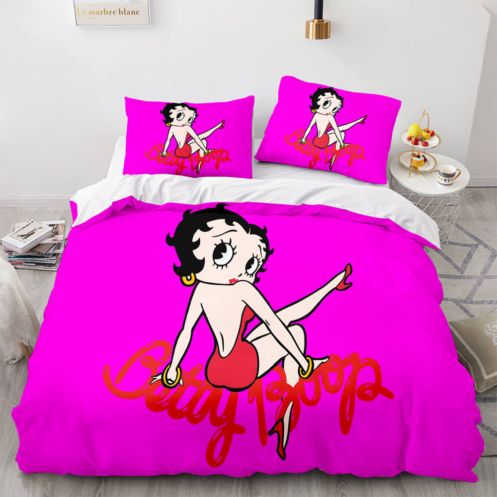 Betty Boop Cosplay Bedding Sets Quilt Covers Without Filler