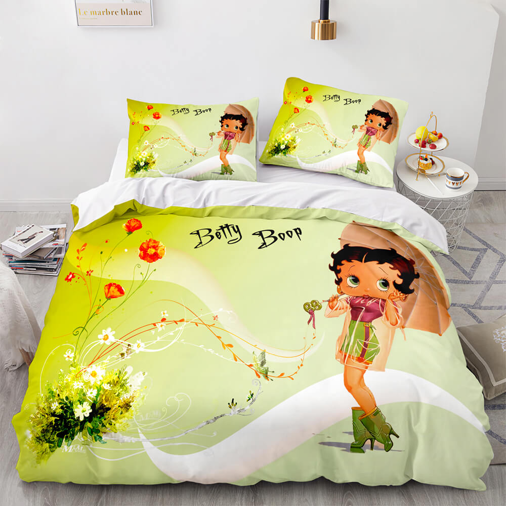 Betty Boop Cosplay Bedding Sets Quilt Covers Without Filler
