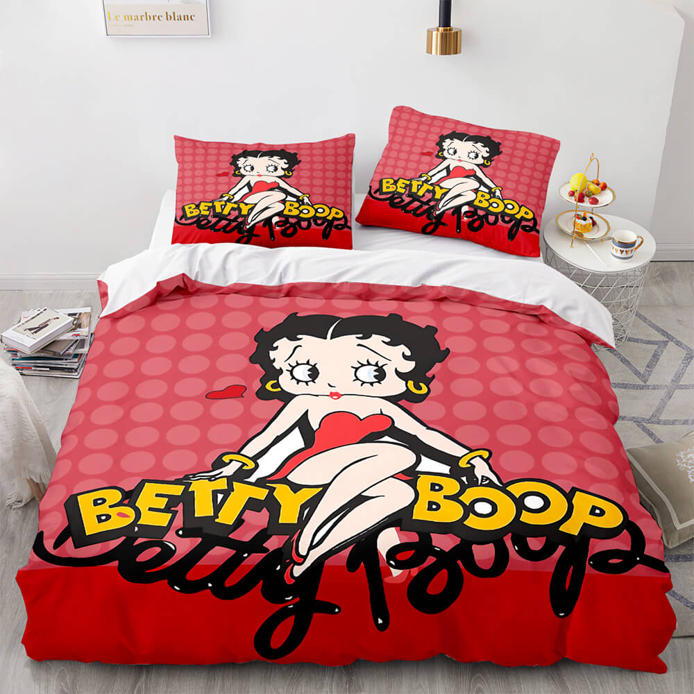 Betty Boop Cosplay Bedding Sets Quilt Covers Without Filler