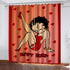 Betty Boop Curtains Blackout Window Treatments Drapes for Room Decoration