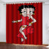 Betty Boop Curtains Blackout Window Treatments Drapes for Room Decoration