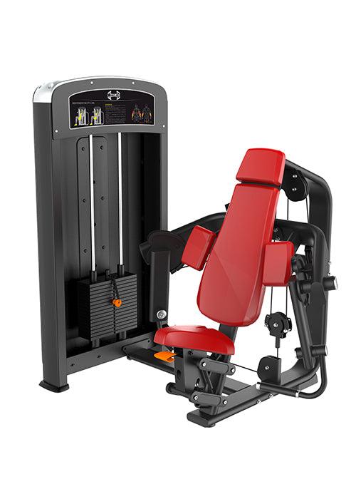 Elite Selectorized Biceps Curl - Muscle D Fitness - Commercial Grade - Adjustable Seat - Pin Selectorized