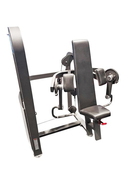 Classic Selectorized Biceps Curl by Muscle D Fitness - Adjustable Seat - Pin Selectorized Weight Stack