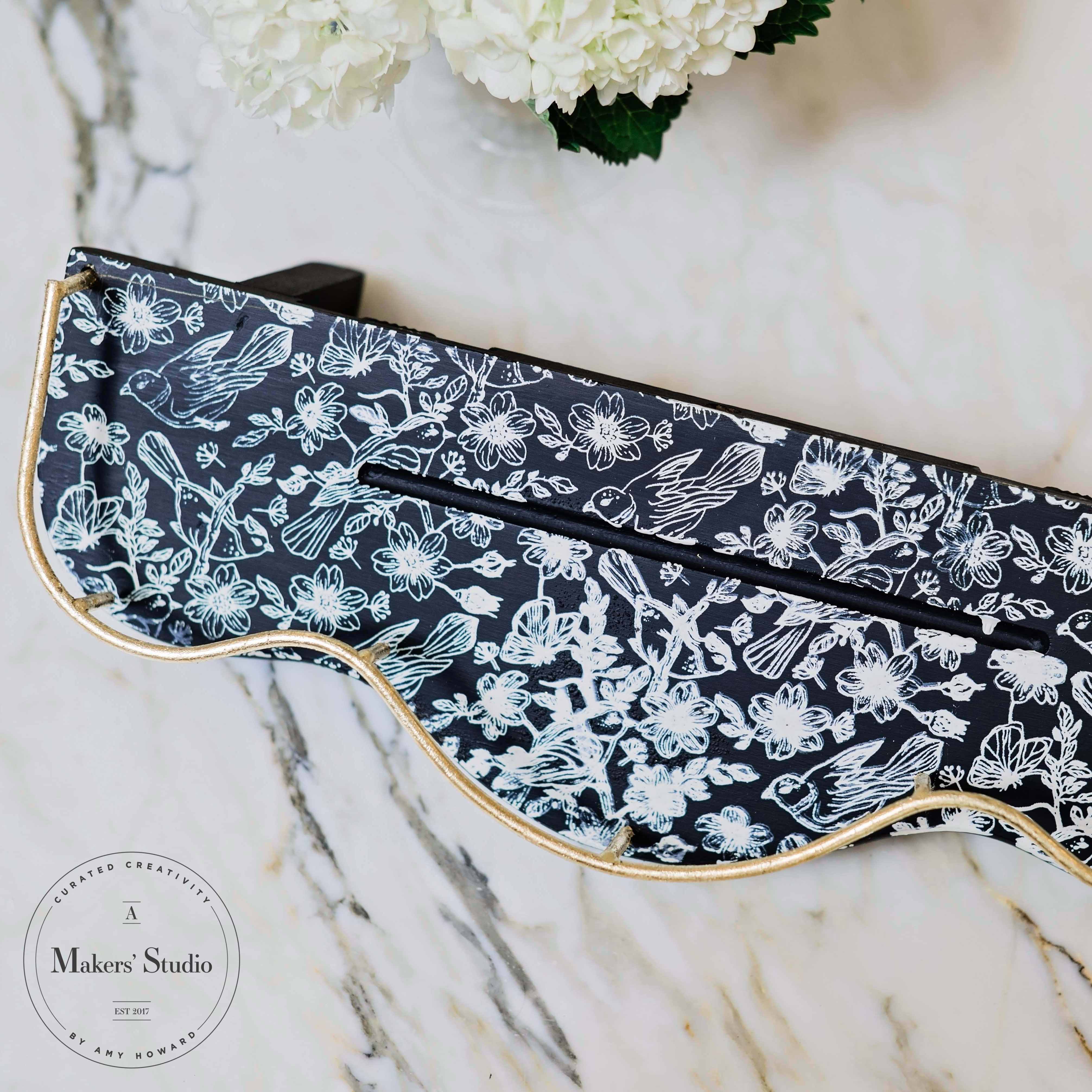 Birds and Buttercups - Mesh Stencil 12x12