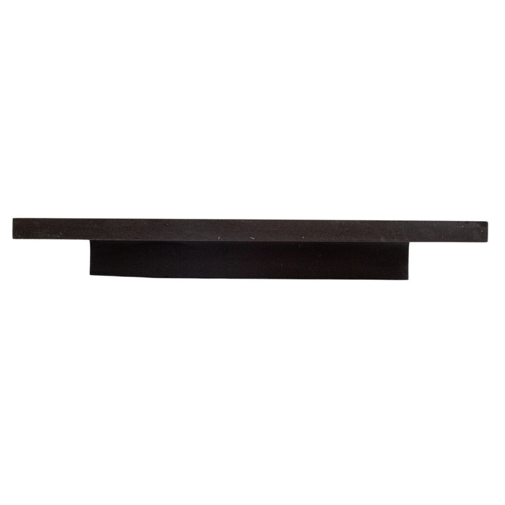Black Andesite Natural Stone Rectangular Sink Honed/Matte (W)20