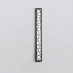 Black Creative Design Outdoor Waterproof Aluminum LED Tall Wall Lamp For Villa