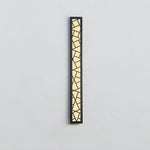 Black Creative Design Outdoor Waterproof Aluminum LED Tall Wall Lamp For Villa