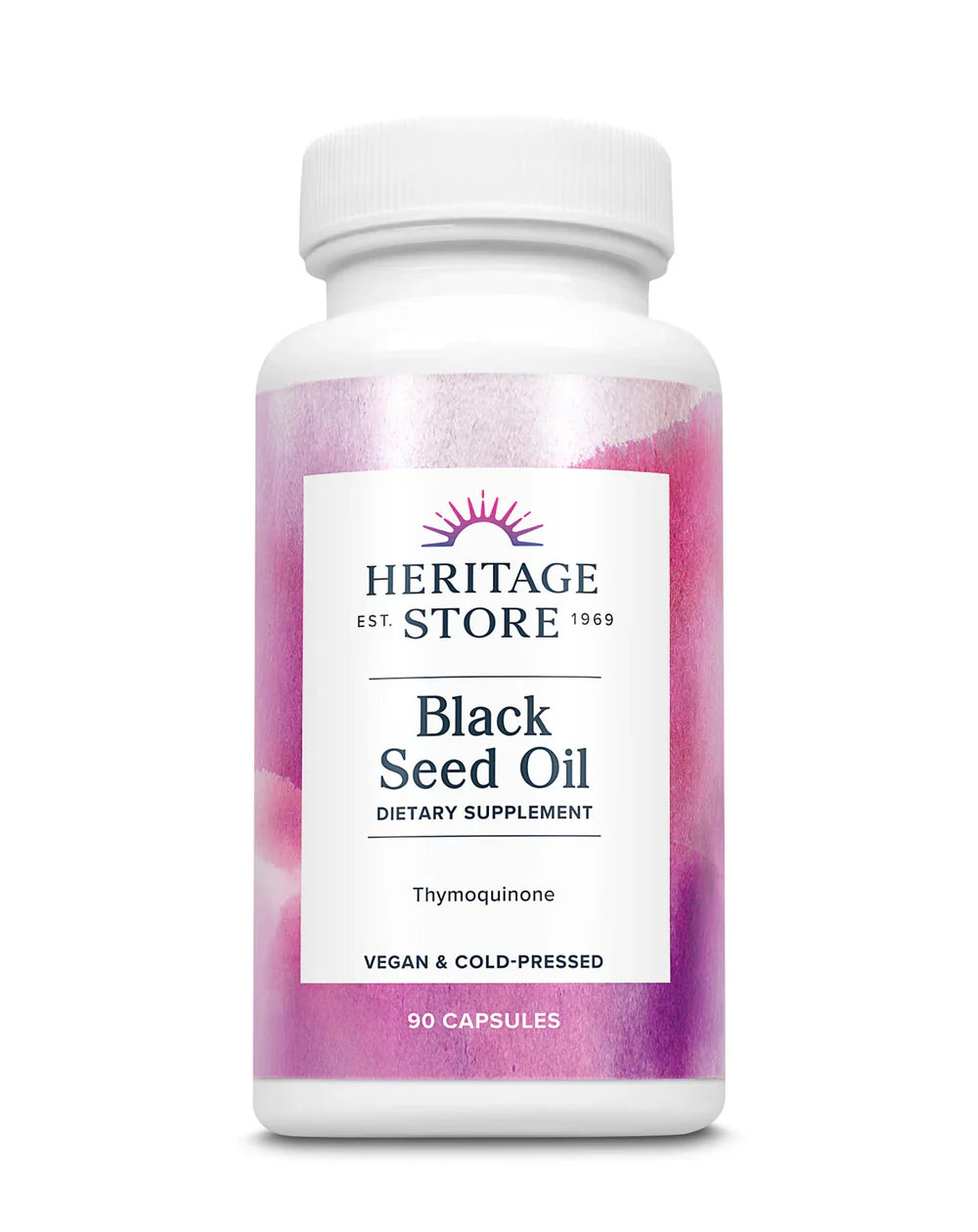 Heritage Store Black Seed Oil Supplement, 90 Count