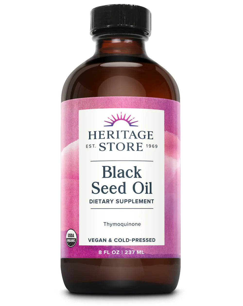 Heritage Store Premium Black Seed Oil 8 Fl Oz