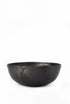 Stoneware Black Matte Salad Serving Bowl