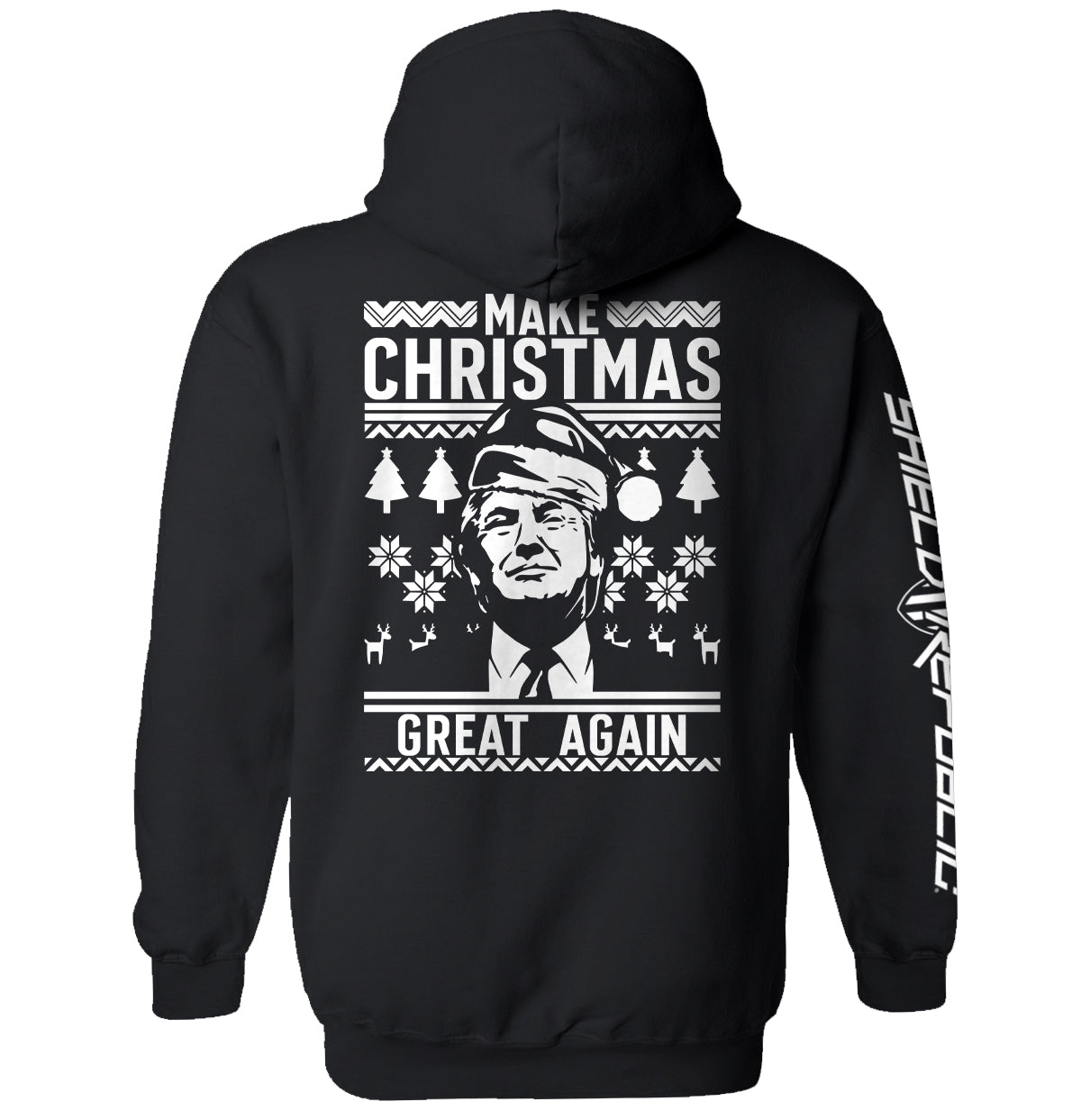 Make Christmas Great Again Trump Sweater Print - T-Shirt