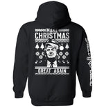 Make Christmas Great Again Trump Sweater Print - T-Shirt