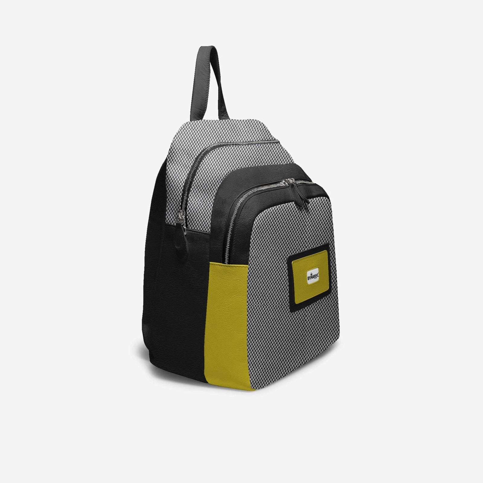 Black & Yellow Vegan Backpack BYMANYC ® New York – Italy Made