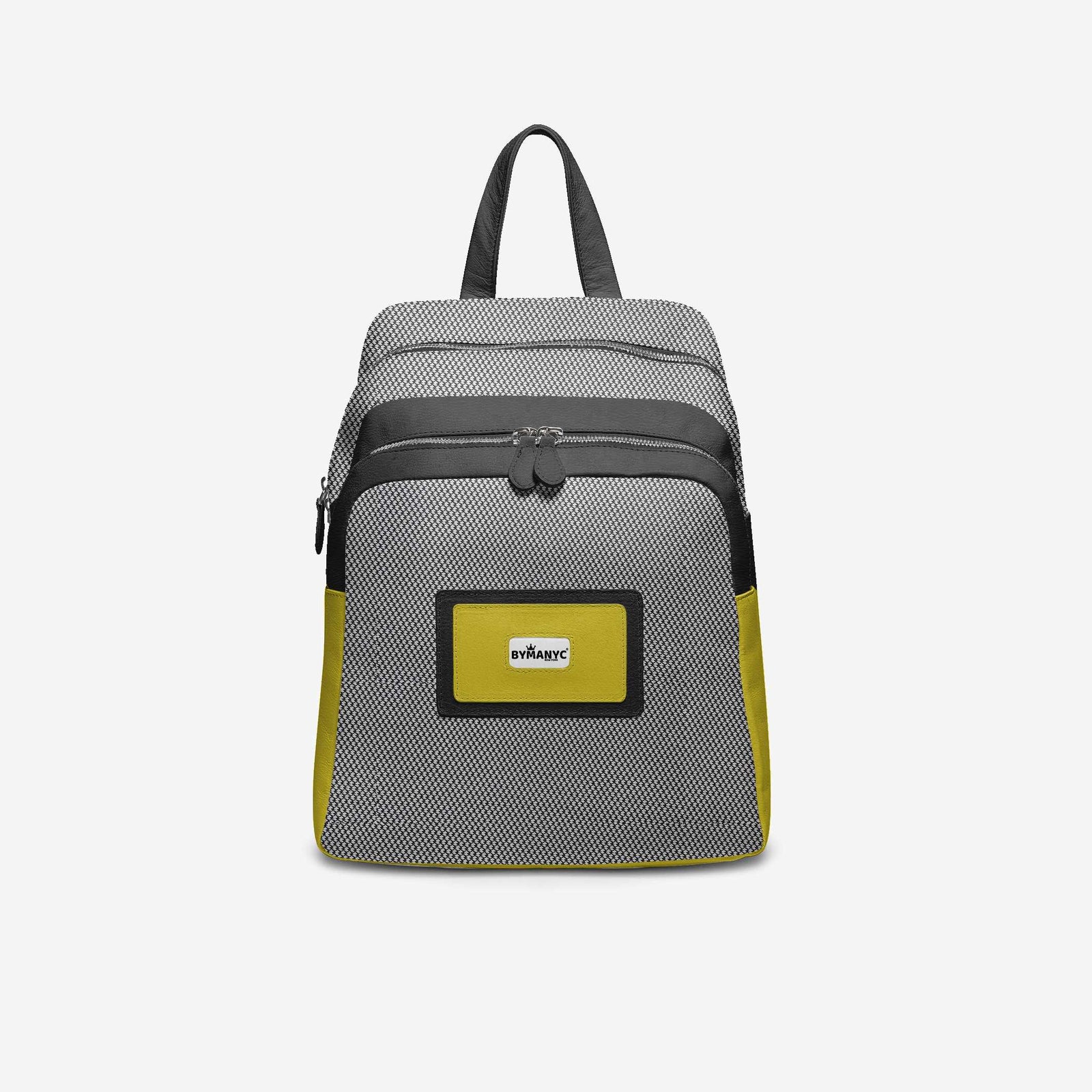 Black & Yellow Vegan Backpack BYMANYC ® New York – Italy Made
