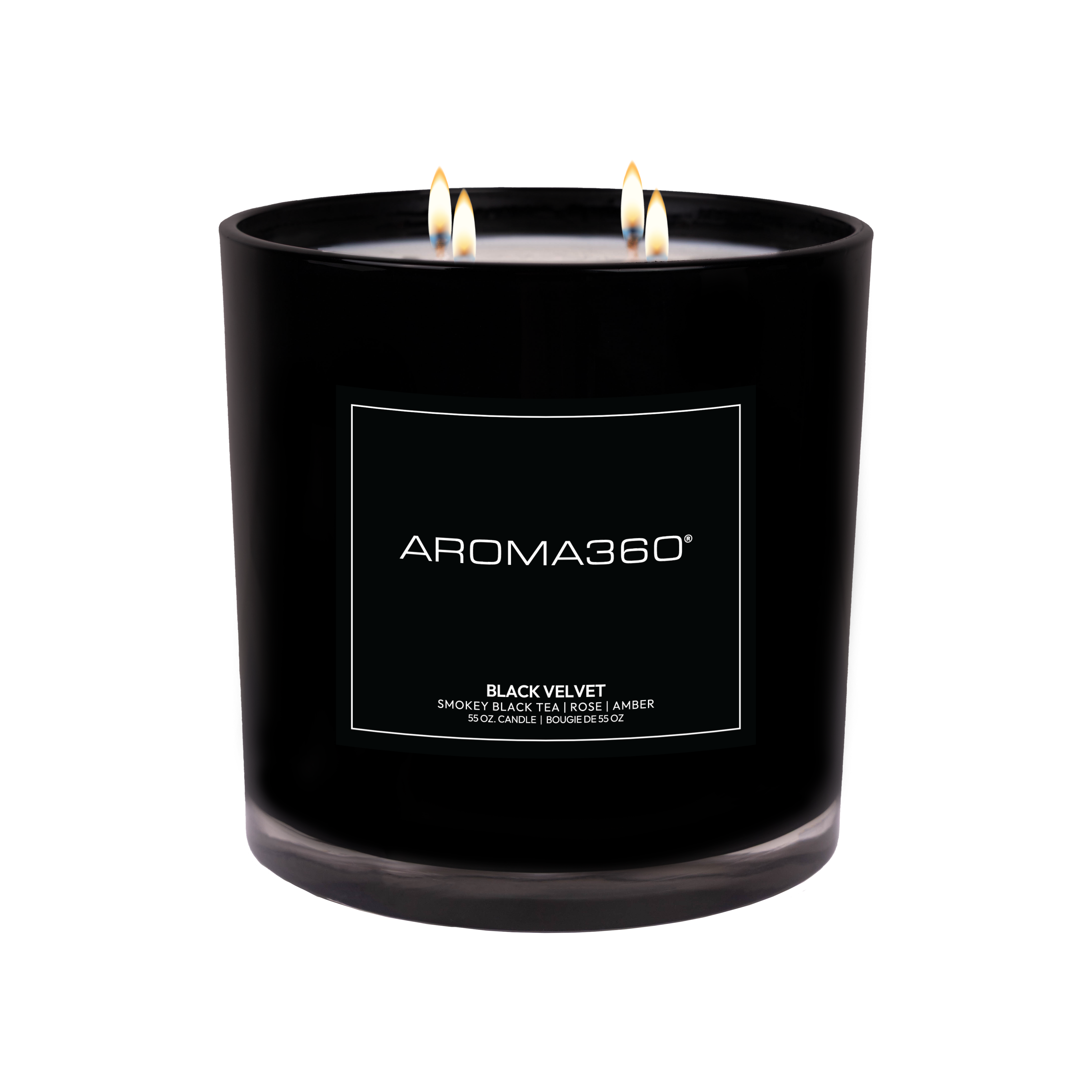 Black Velvet 4-Wick Candle