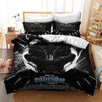 Black Panther Cosplay Bedding Set Quilt Cover Without Filler