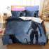 Black Panther Cosplay Bedding Set Quilt Cover Without Filler