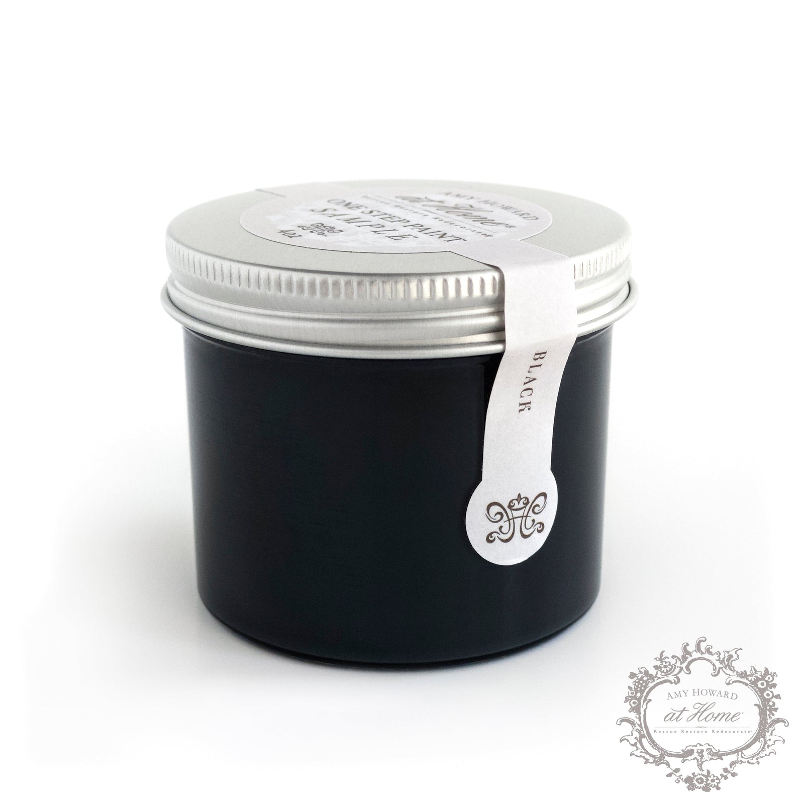 Black - One Step Paint - 4oz Sample