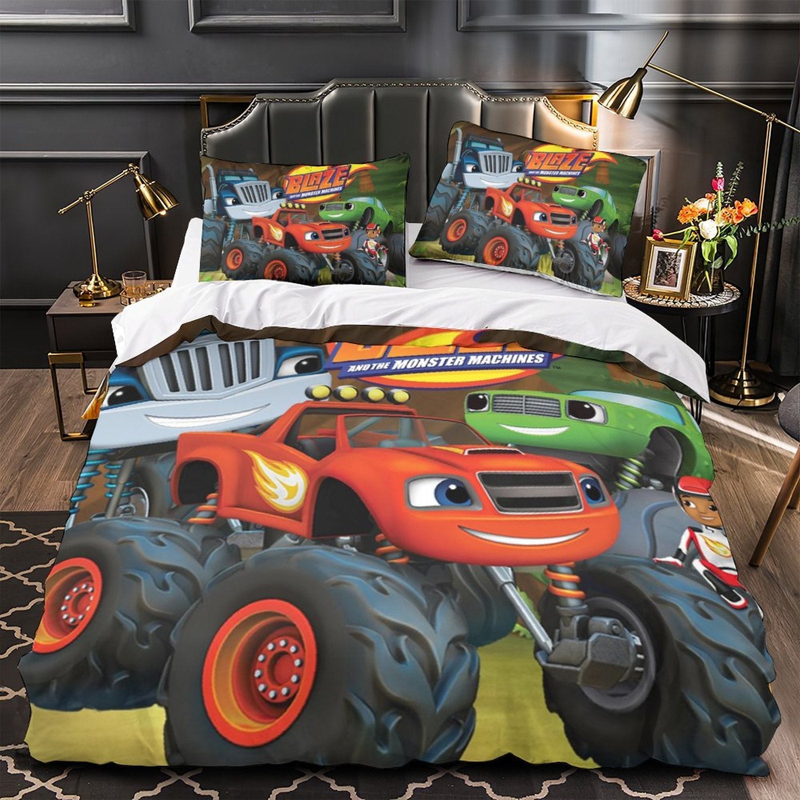 Blaze and the Monster Machines Bedding Set Quilt Duvet Cover Without Filler
