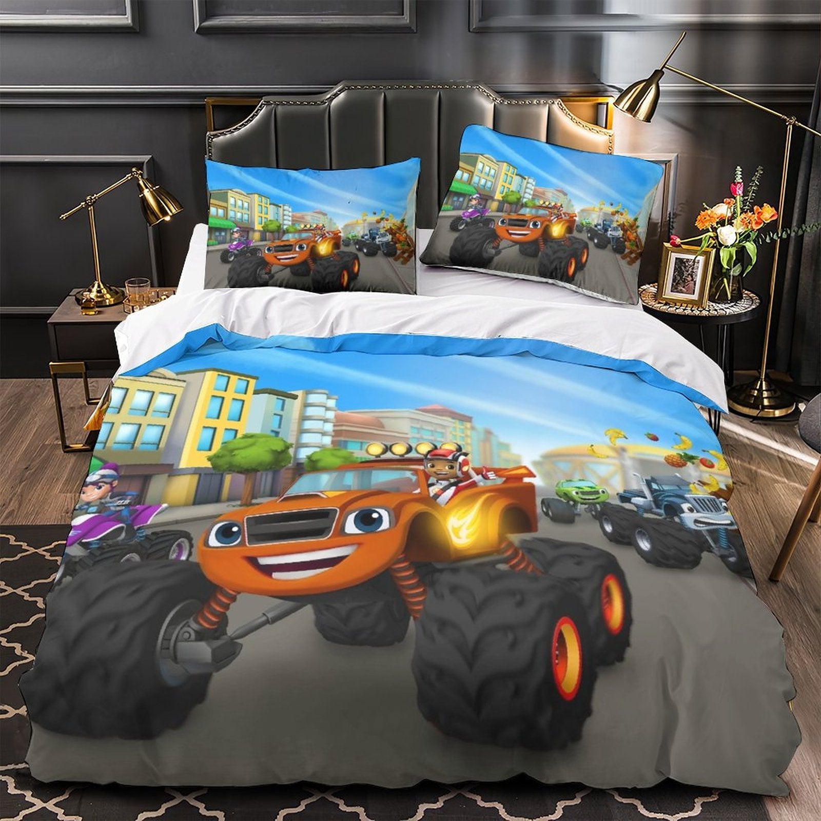Blaze and the Monster Machines Bedding Set Quilt Duvet Cover Without Filler