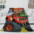 Blaze and the Monster Machines Blanket Flannel Fleece Throw Room Decoration